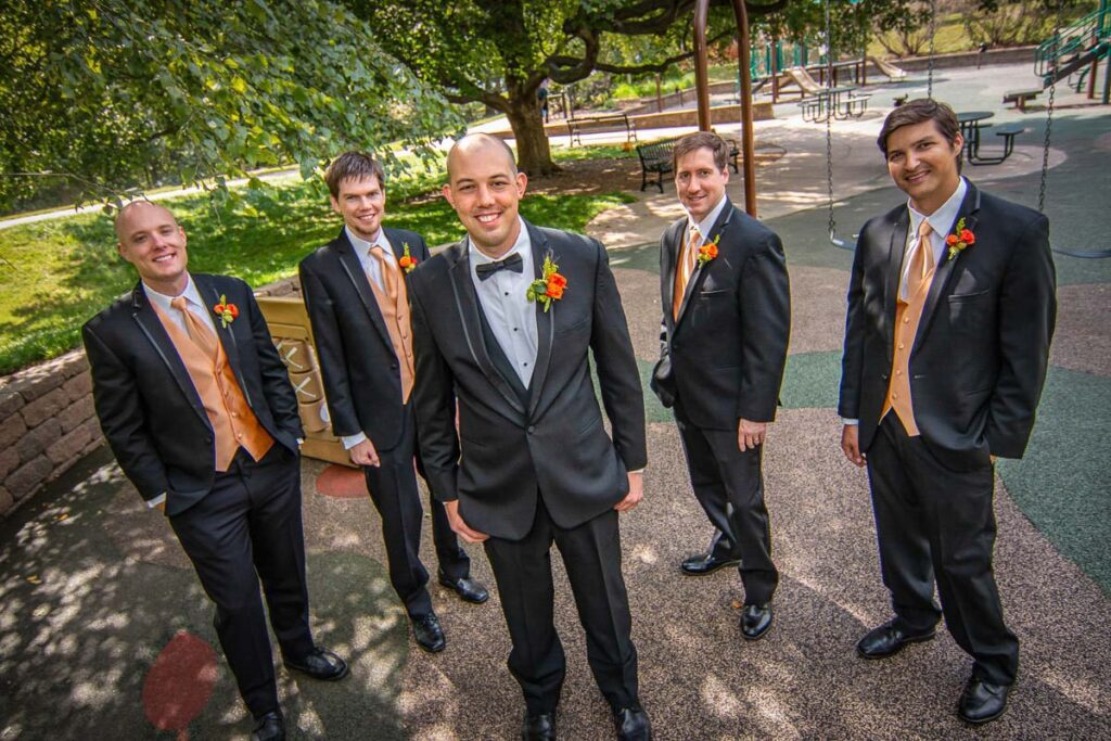 Jeff and his groomsmen