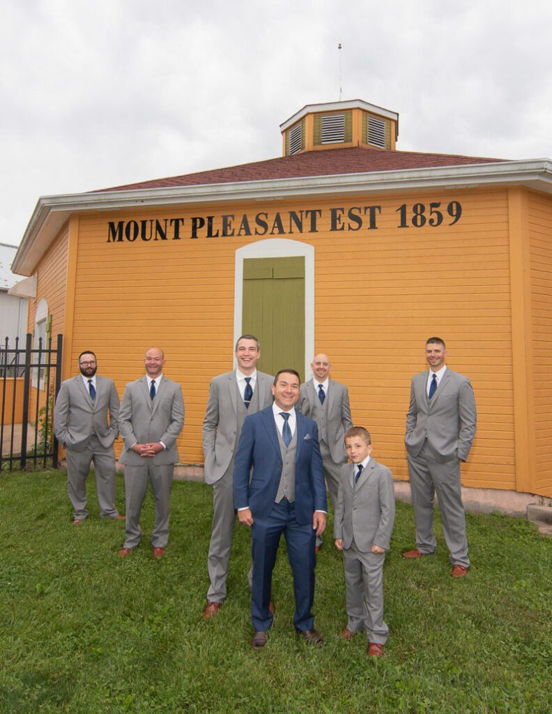 Zach and his groomsmen