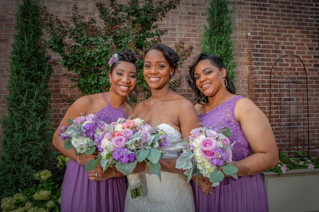 Michelle and her bridesmaids