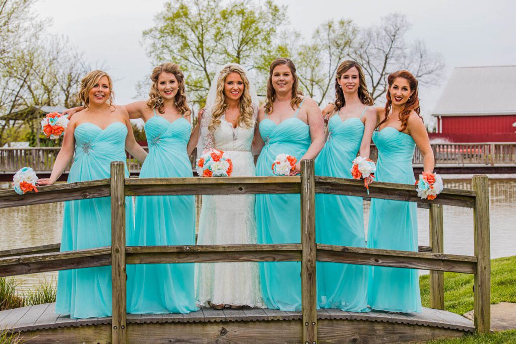 Jenna with her bridesmaids