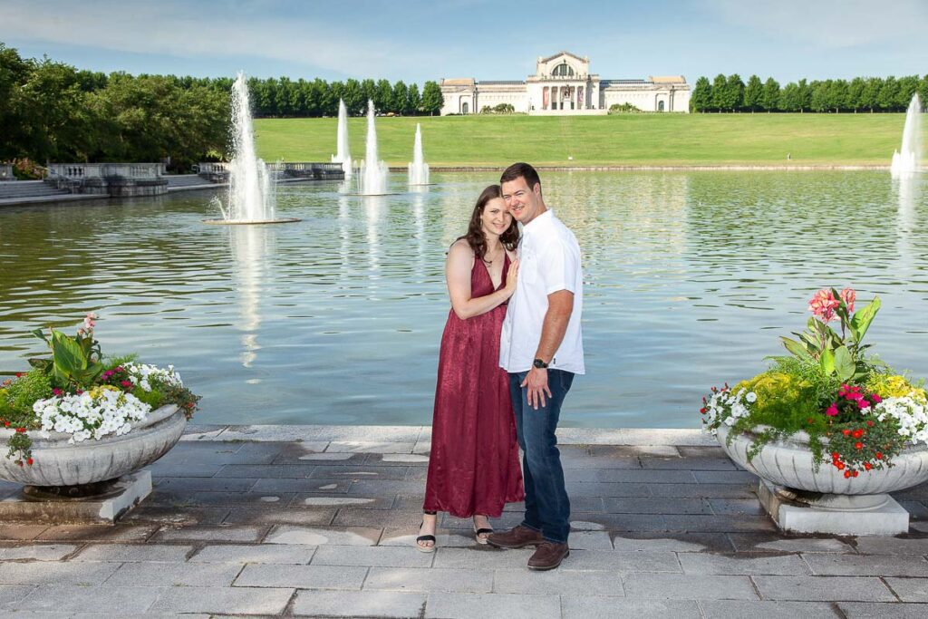 first image of a St. Louis engagement gallery for Baily and Curt