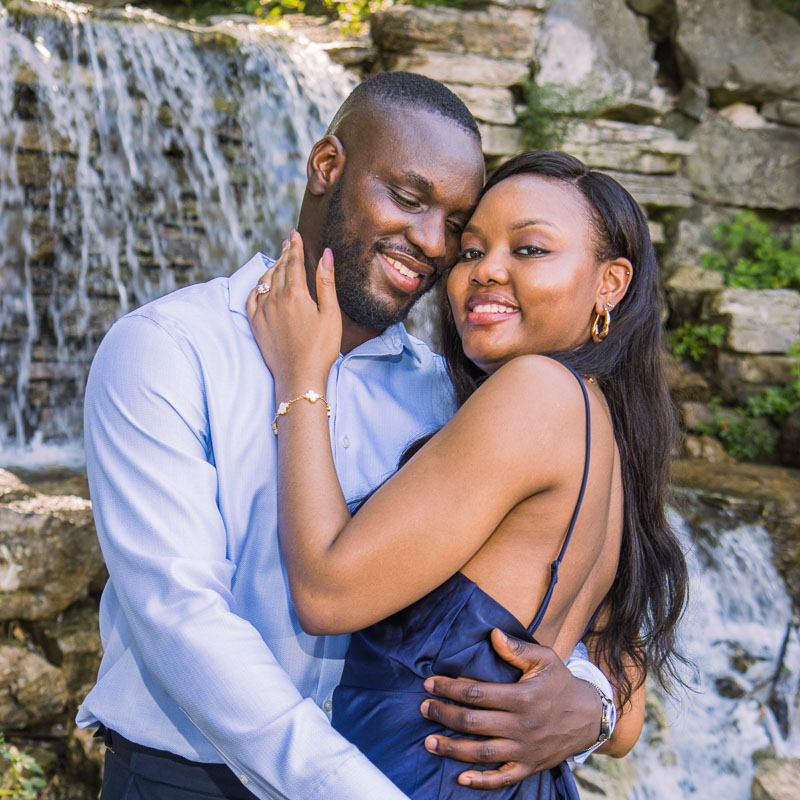 Link into an Affordable St. Louis Engagement Photography gallery for Funmi Adebesin