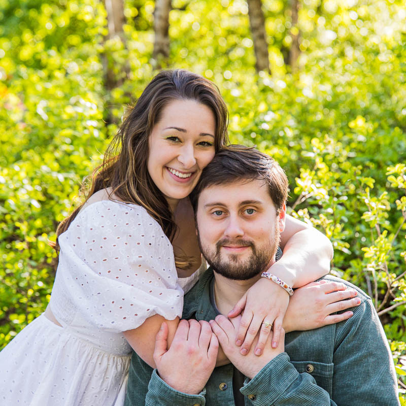 Link image into a St Louis engagement session gallery for Abby and Nik